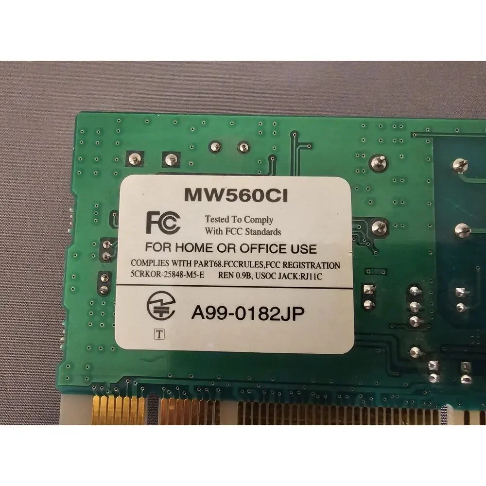 Conexant MW560CI 56k PCI Modem Card - RS56-PCI - R6793-12 - 110551-0996845